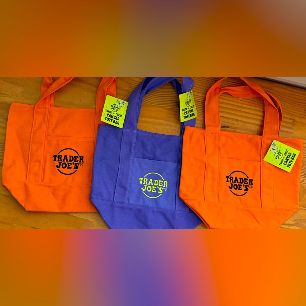 Trader Joe’s Halloween mini totes.